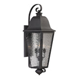 Elk 47103/4 Forged Brookridge 37'' High 4-Light Outdoor Sconce - Charcoal