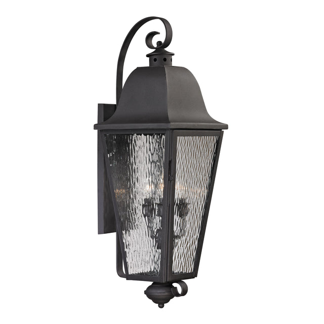 Elk 47103/4 Forged Brookridge 37'' High 4-Light Outdoor Sconce - Charcoal