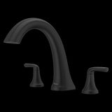 McAllen 2-Handle Roman Tub Trim in  Matte Black