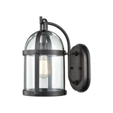 Elk 47510/1 Hunley 13'' High 1-Light Outdoor Sconce - Oil Rubbed Bronze
