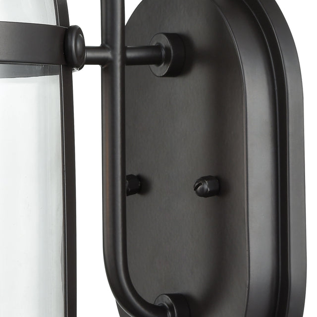 Elk 47510/1 Hunley 13'' High 1-Light Outdoor Sconce - Oil Rubbed Bronze