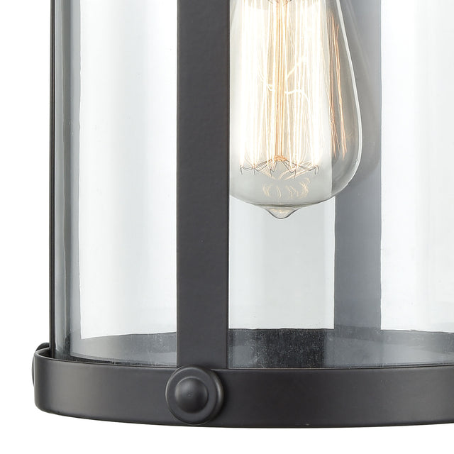 Elk 47510/1 Hunley 13'' High 1-Light Outdoor Sconce - Oil Rubbed Bronze