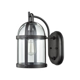 Elk 47510/1 Hunley 13'' High 1-Light Outdoor Sconce - Oil Rubbed Bronze