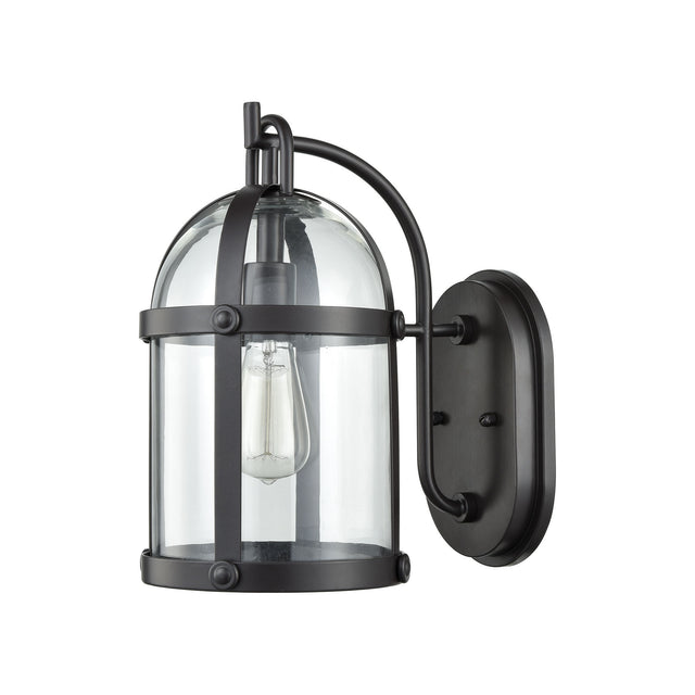 Elk 47510/1 Hunley 13'' High 1-Light Outdoor Sconce - Oil Rubbed Bronze