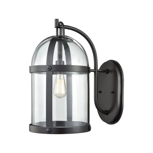 Elk 47511/1 Hunley 18'' High 1-Light Outdoor Sconce - Oil Rubbed Bronze