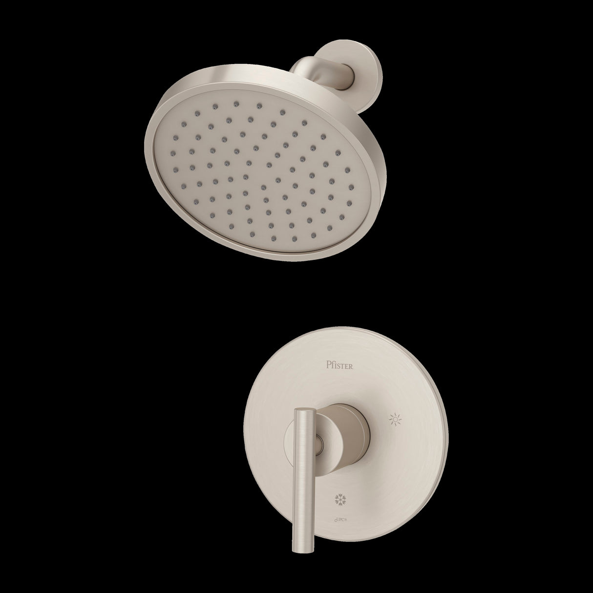 Contempra 1-Handle Shower Only Trim in Brushed Nickel
