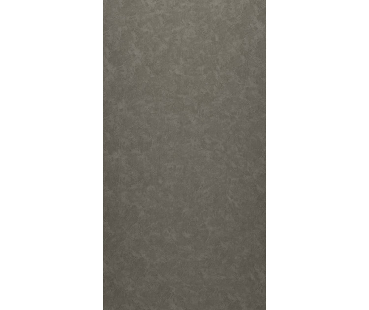 Swanstone SMMK-7232-1 32 x 72 Swanstone Smooth Tile Glue up Bathtub and Shower Single Wall Panel in Charcoal Gray SMMK7232.209
