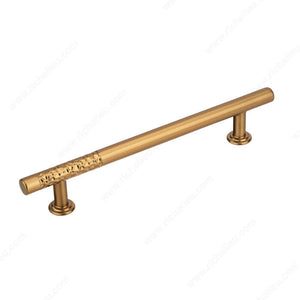 Richelieu BP257596216 Modern Metal Pull - 2575, Yukon Gold, 3 25/32 in, 5 21/32 in
