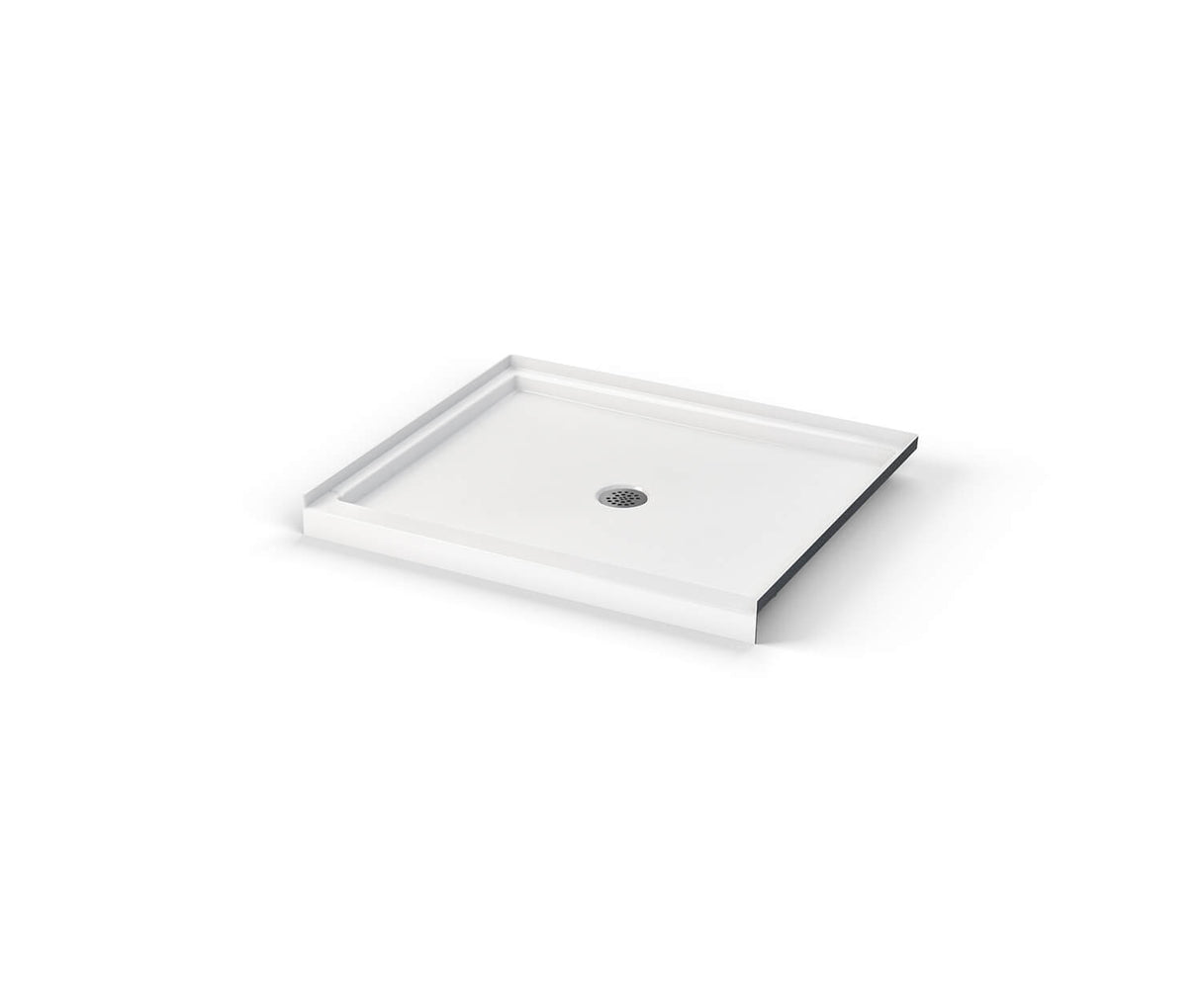 MAAX 106750-000-002-000 Icon 4234 AcrylX Alcove Shower Base with Center Drain in White