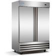 48 Cuft. Up Right Reach-In Refrigerator with Solid Doors PoshHaus