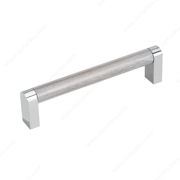 Richelieu BP259896140 Modern Metal Pull - 2598, Chrome, 3 25/32 in, 4 9/32 in