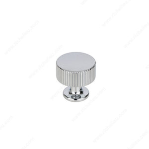 Richelieu BP258435140 Modern Metal Knob - 2584, Chrome