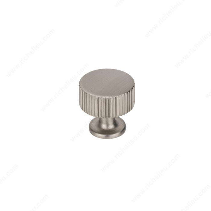 Richelieu BP258435195 Modern Metal Knob - 2584, Brushed Nickel