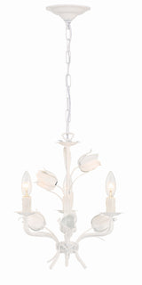 Southport 3 Light Wet White Mini Chandelier 4813-WW