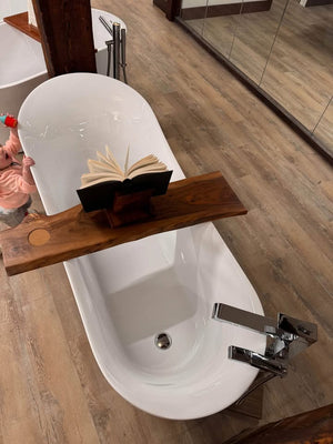 Cache Single Slipper, Clawfoot Soaking Acrylic Bathtub, Chrome Clawfoot (Showroom Model For Sale)