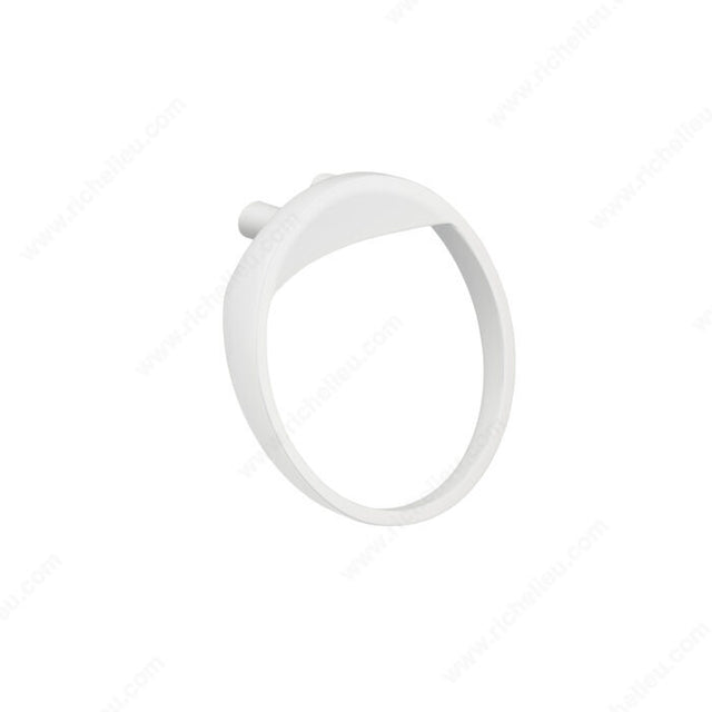 Richelieu 61305630 Modern Metal Pull - 6130, White, 2 7/32 in