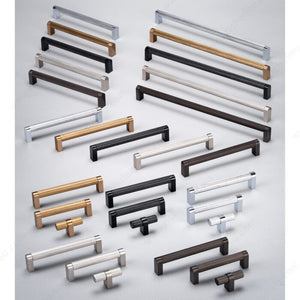 Richelieu BP259896195 Modern Metal Pull - 2598, Brushed Nickel, 3 25/32 in, 4 9/32 in