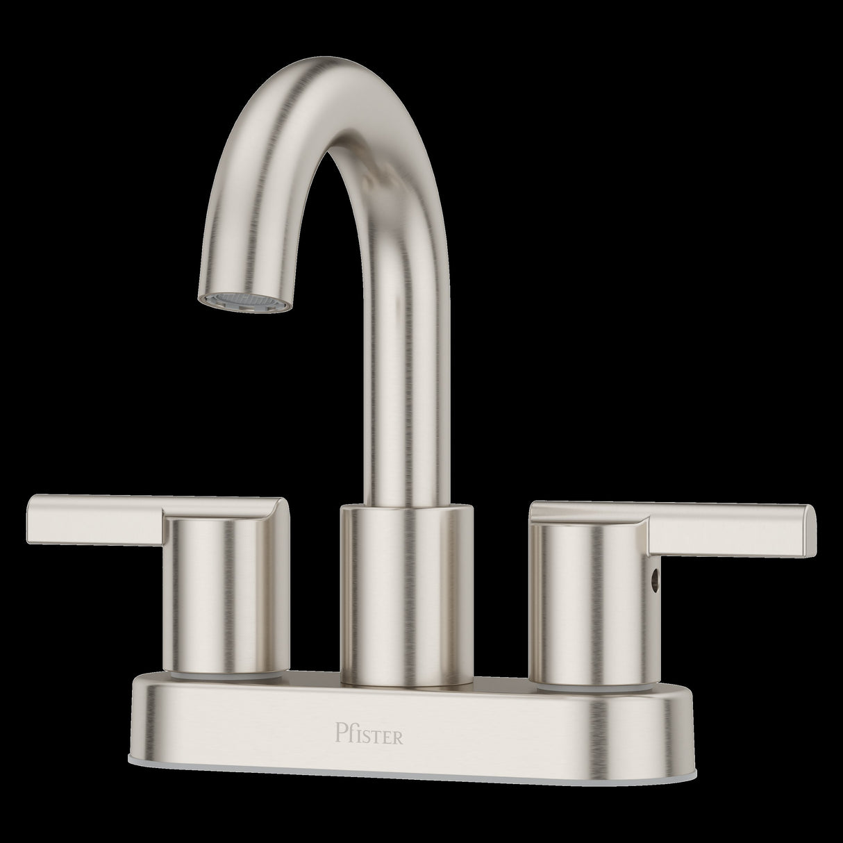 Brislin 2-Handle 4" Centerset Bathroom Faucet in Brushed Nickel