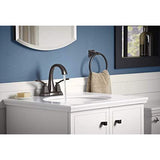 KOHLER Ridgeport 4in Centerset Bathroom Faucet - Matte Black REC30997-4D-BL