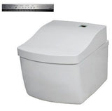 TOTO CWT994CEMFG#01 + SN994M01 Neorest EW Wall-Hung Dual-Flush Toilet Bowl & Washlet in Cotton
