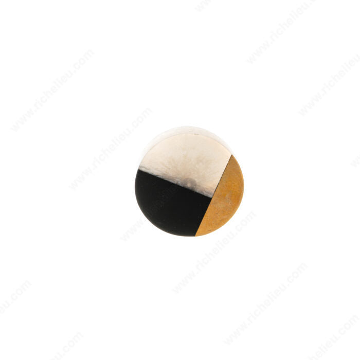 Richelieu BP665090130PEA Eclectic Plastic and Copper Knob - 6650