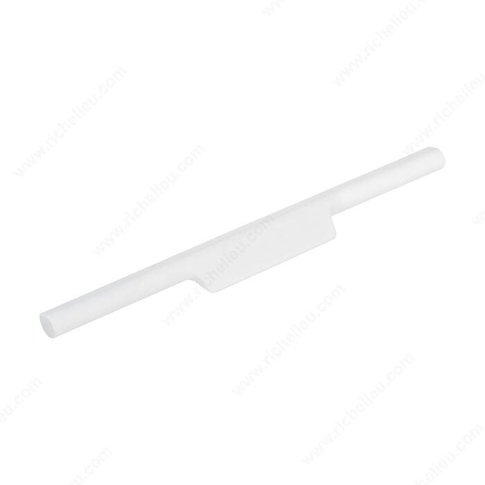 Richelieu 15269630 Modern Metal Pull - 1526, White, 3 25/32 in, 4 13/16 in
