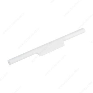 Richelieu 15269630 Modern Metal Pull - 1526, White, 3 25/32 in, 4 13/16 in