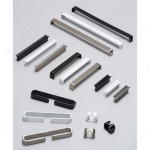 Richelieu 153064195 Modern Metal Pull - 1530, Brushed Nickel, 2 17/32 in, 3 5/32 in
