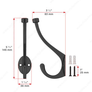 Richelieu 79629BAG Classic Forged Iron Hook - 796