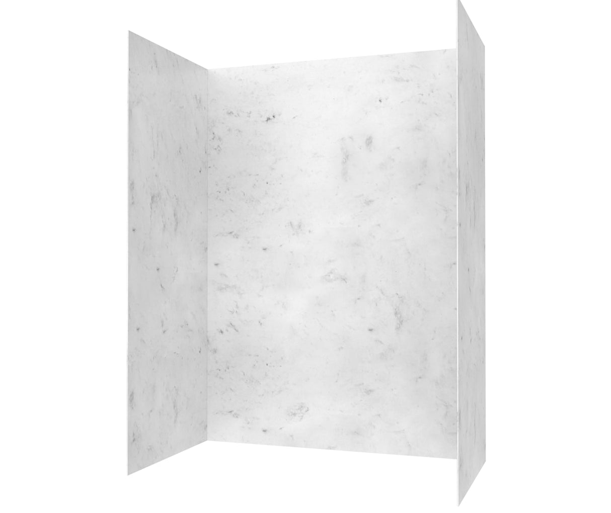 Swanstone SMMK84-3462 34 x 62 x 84 Swanstone Smooth Tile Glue up Tub Wall Kit in Carrara SMMK843462.221