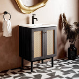 Classe 24" Bathroom Vanity in Black