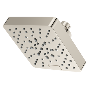 Modern Square Showerhead in Polished Nickel