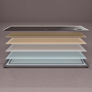 Eviva Illuminate 72" x 30" Rectangular Chrome Aluminum Framed Mirror