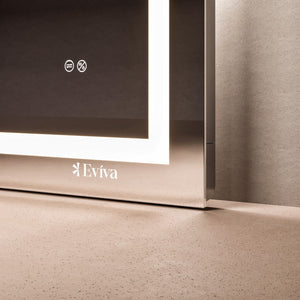 Eviva Glow 60" x 28" Rectangular Frameless Mirror