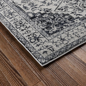 Eviva Venus 3' x 5' Geometric Blue/Cream Rug