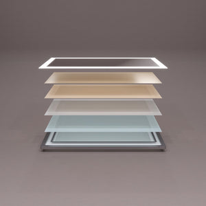 Eviva Frame 47" x 28" Rectangular Frameless Mirror