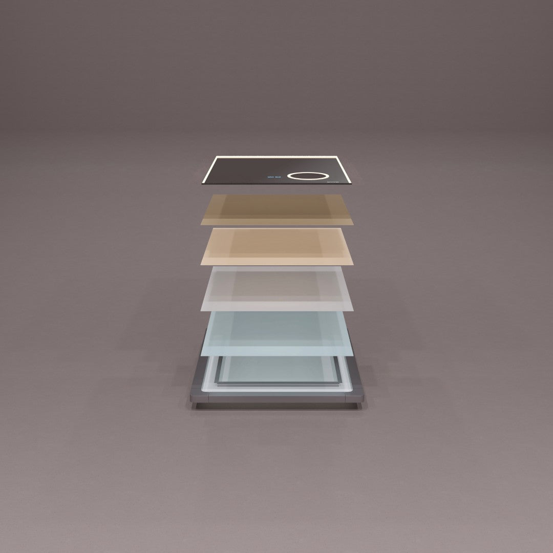 Eviva Illuminate 24" x 30" Rectangular Chrome Aluminum Framed Mirror