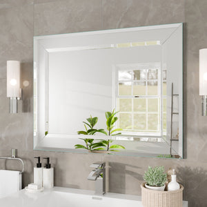 Eviva Mona 31" x 24" Rectangular Frameless Mirror
