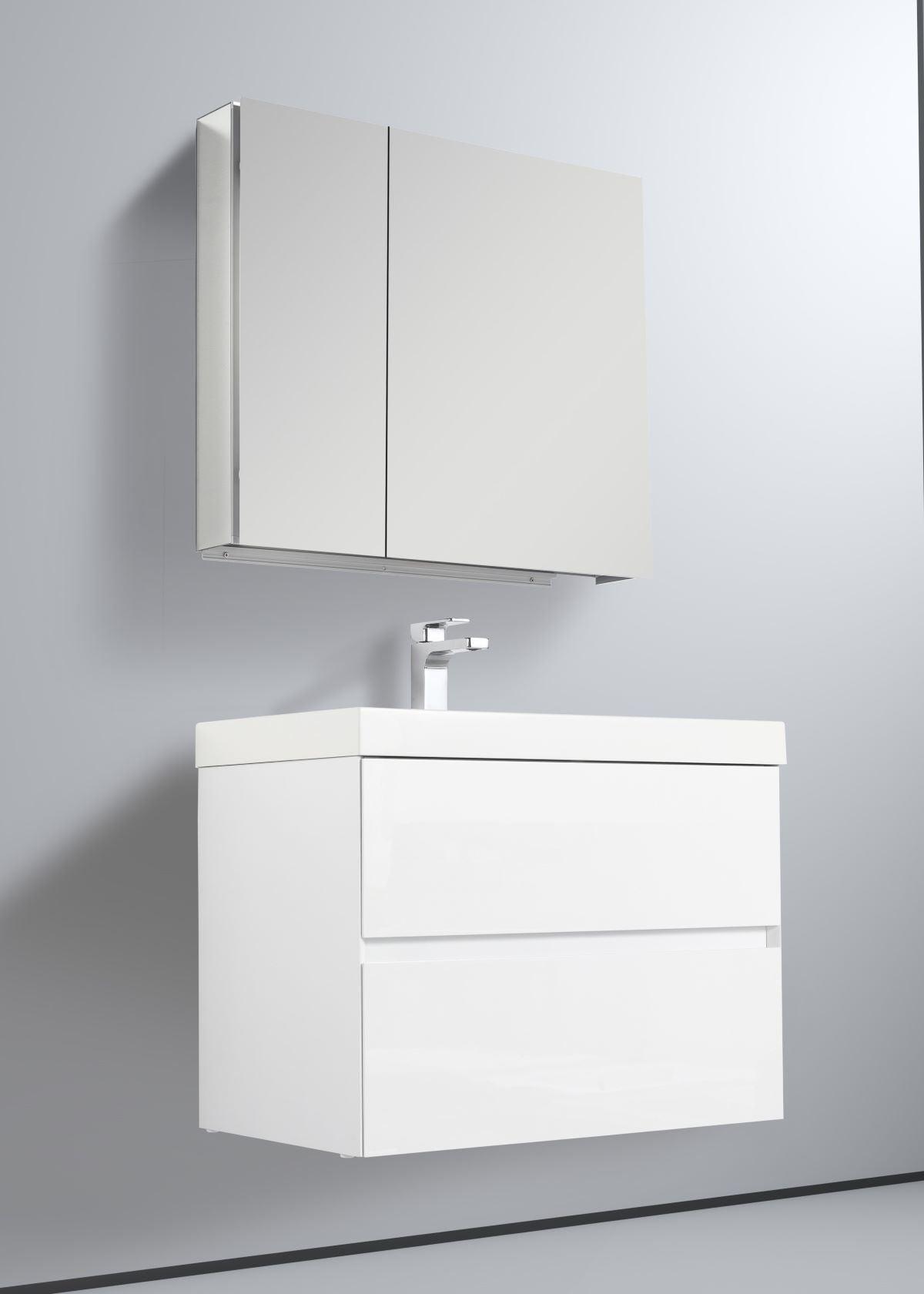 Blossom Assisi 30" Vanity - Eco-Friendly Modern Minimalist Design with Soft-Closing Drawers