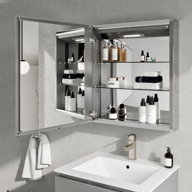Eviva Lazy  Glass Medicine Cabinet