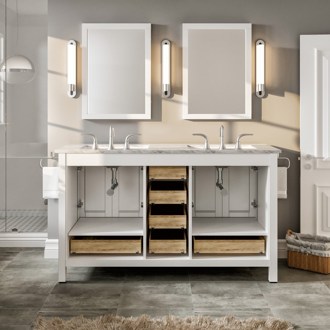 Eviva Aberdeen 60 White Bathroom Vanity