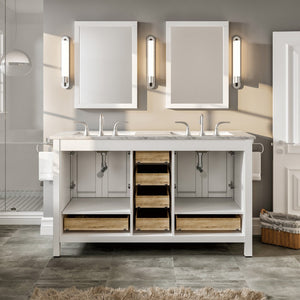Eviva Aberdeen 60 White Bathroom Vanity