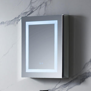 Blossom Rigel 20″ LED Medicine Cabinet – Compact Elegance with Advanced Features