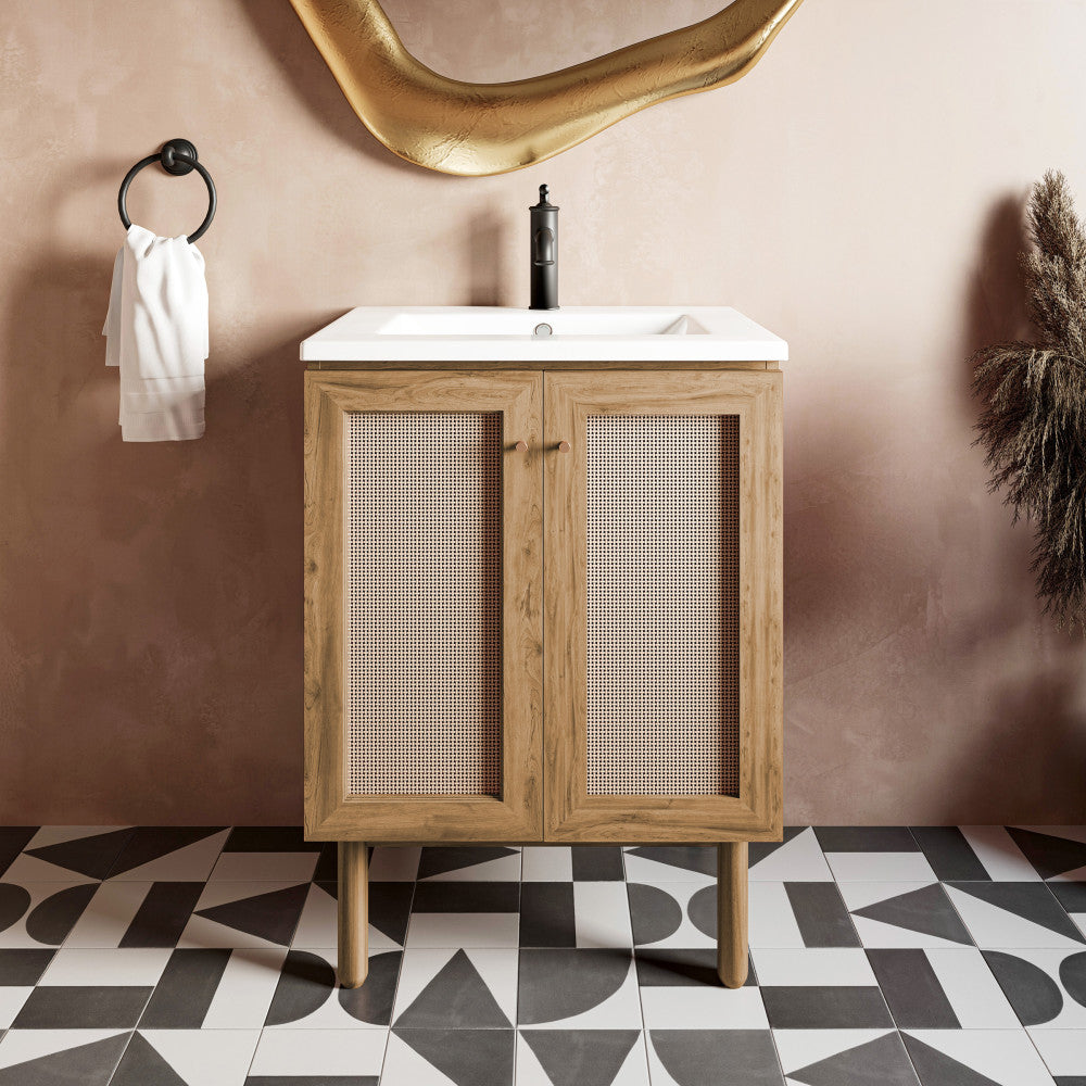 Classe 24" Bathroom Vanity in Oak