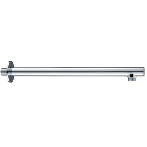 DAX Brass Round Shower Arm, 18", Chrome DAX-1053-450-CR