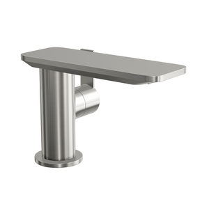 DAX Brass Single Handle Bathroom Waterfall Faucet Spout, 16", Brushed Nickel DAX-8205-BN