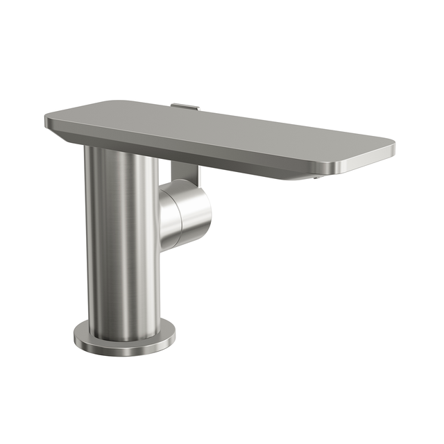 DAX Brass Single Handle Bathroom Waterfall Faucet Spout, 16", Brushed Nickel DAX-8205-BN