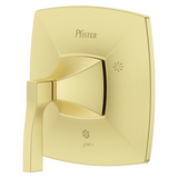 Holliston Diverter Valve Trim in Brushed Gold