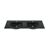 60 inch Vanity Top Bathroom Sink in Matte Black