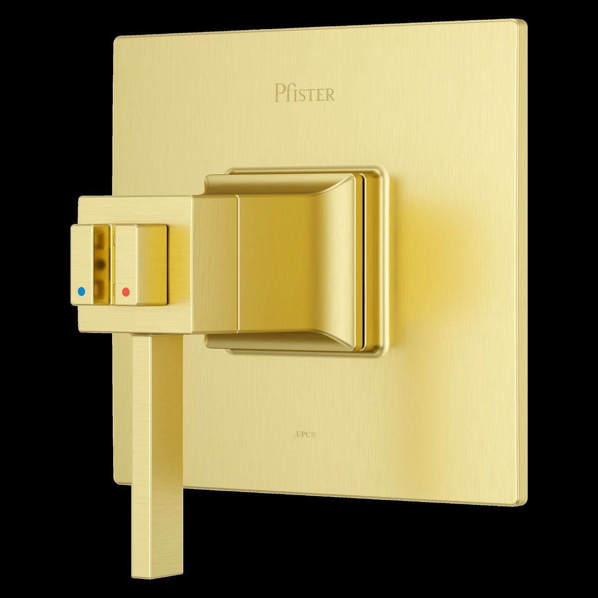 Verve Trim Kit for Thermostatic Shower in Brushed Gold